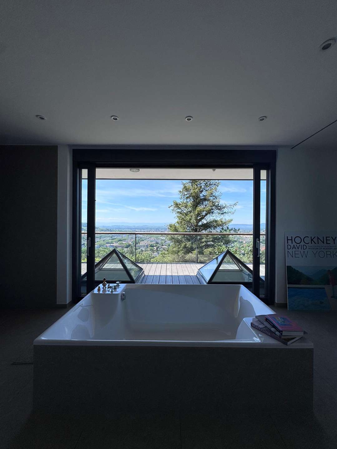 Aussicht aus dem Badezimmer